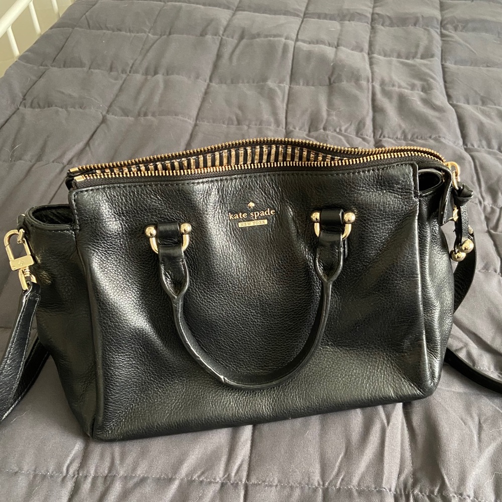 Kate Spade Black Leather Purse